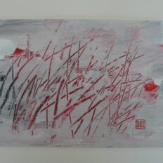 Seven Samurai  -aquarel uit: mijn favoriete filmmomenten-